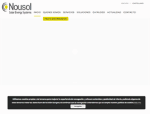Tablet Screenshot of nousol.com
